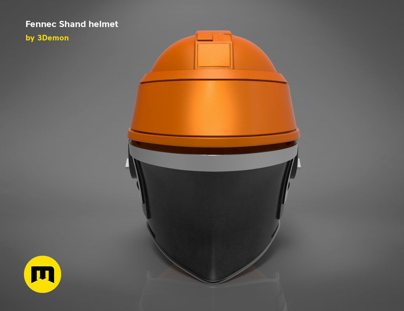 Fennec Shand helmet 3D print model_1
