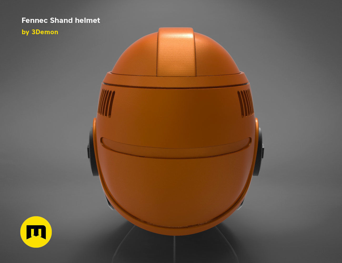 Fennec Shand helmet 3D print model_4