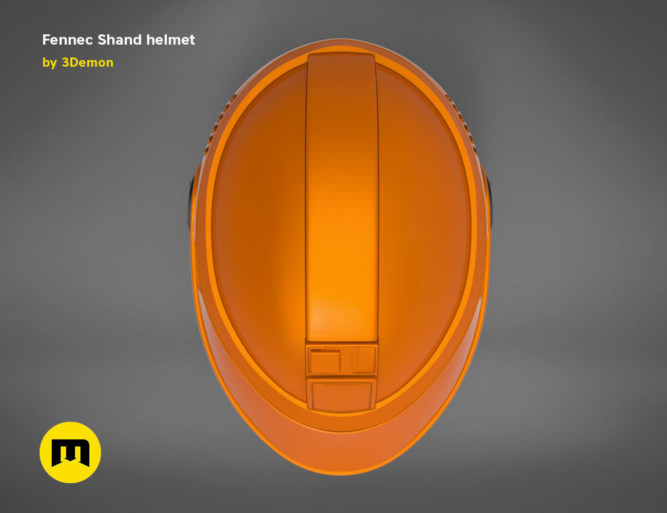 Fennec Shand helmet 3D print model_6