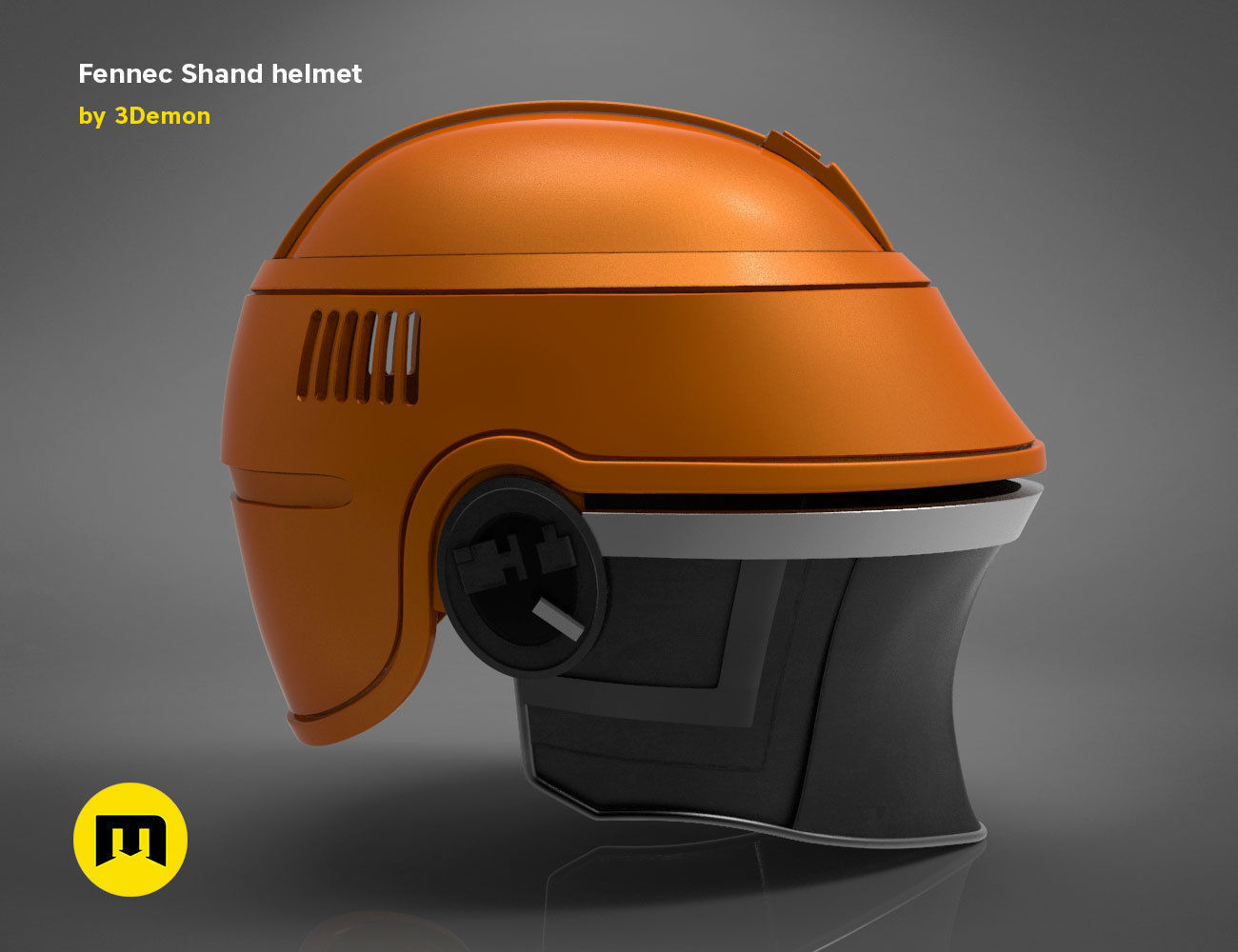 Fennec Shand helmet 3D print model_5