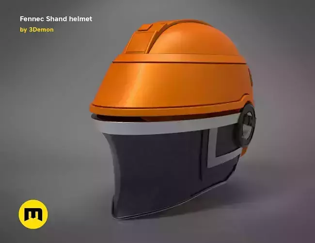 Fennec Shand helmet 3D print model