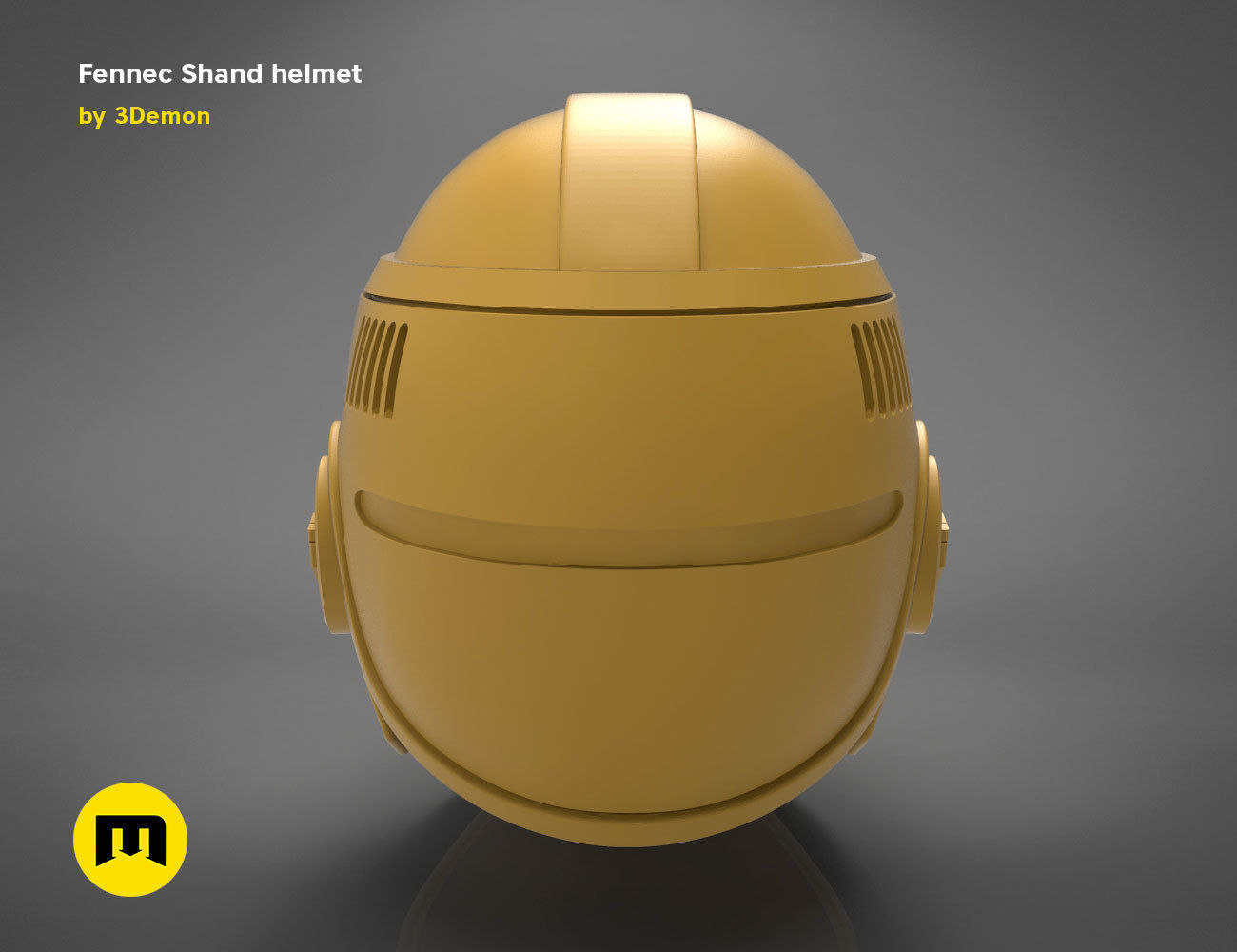 Fennec Shand helmet 3D print model_11