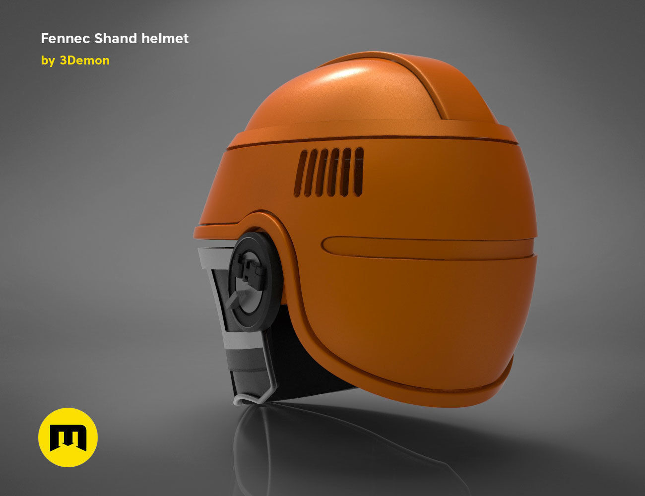 Fennec Shand helmet 3D print model_2