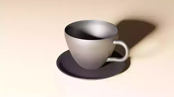 Cup and plate