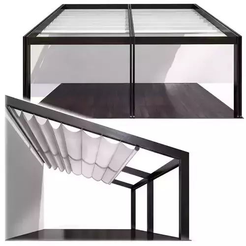 Pergola awnings for patios and porches awnings for patios and... 3D model
