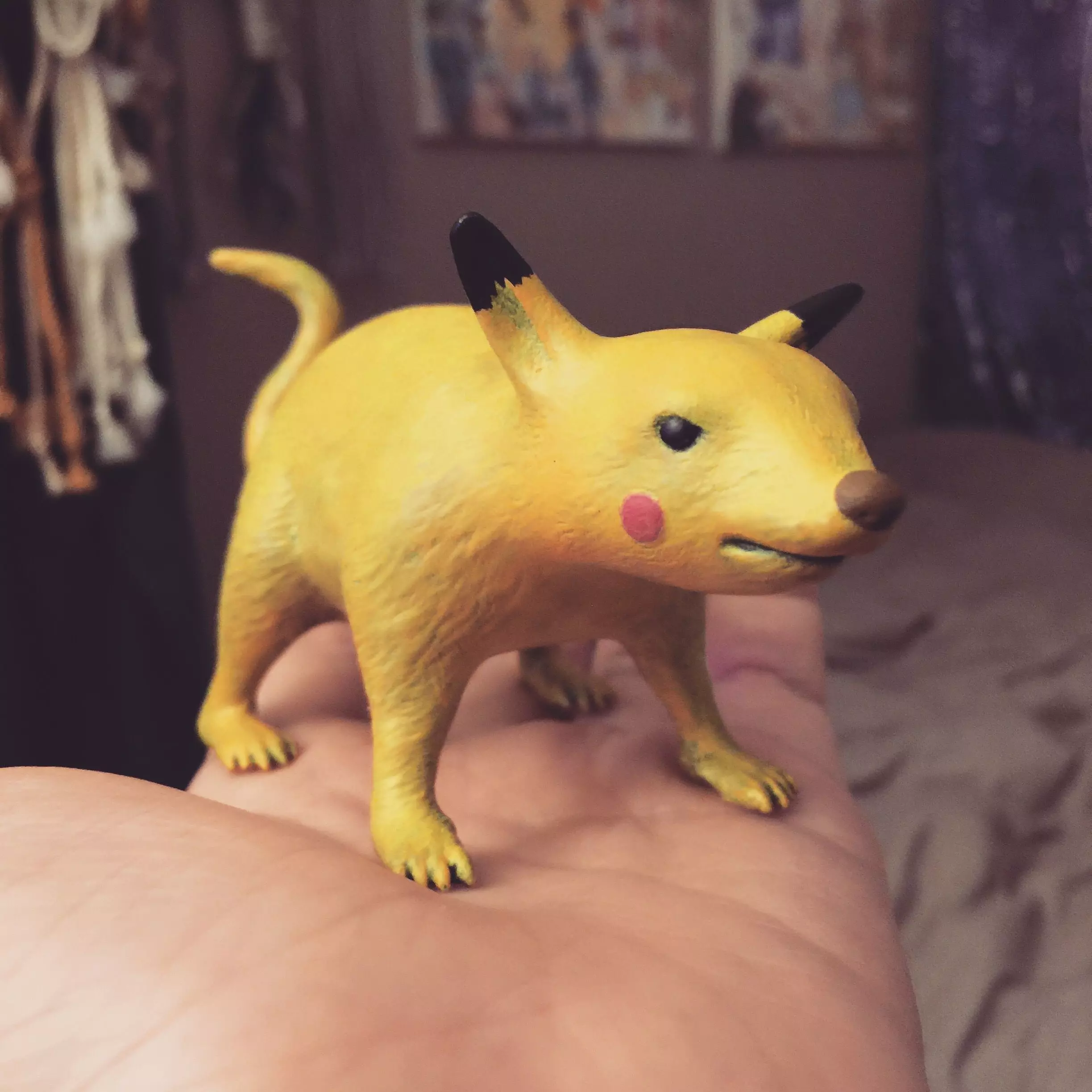 Pikachu Realistic Pokemon Figure 3D print model_0