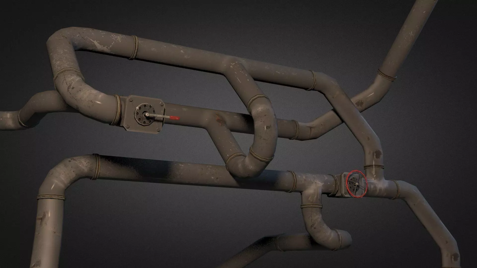 Pipe Pack 01 Low-poly 3D model_0