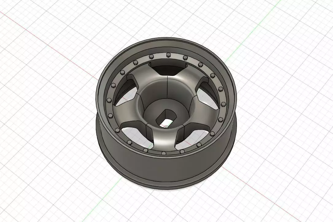 WORK MEISTER style 20mm Mini-Z wheels 3 offsets 3D print model