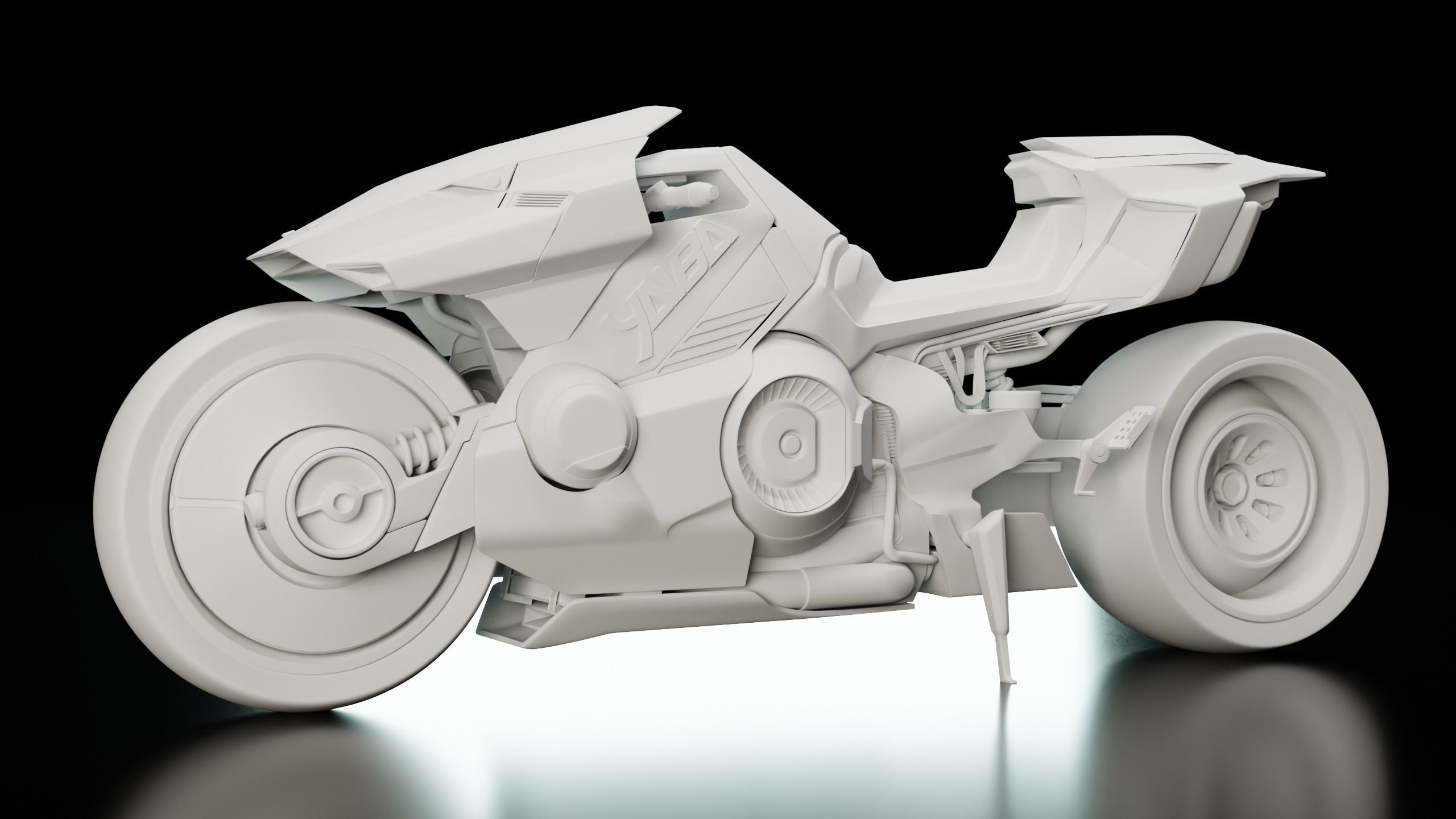  Yaiba Kusanagi CT-3X motorcycle from CYBERPUNK 2077 3D model_5