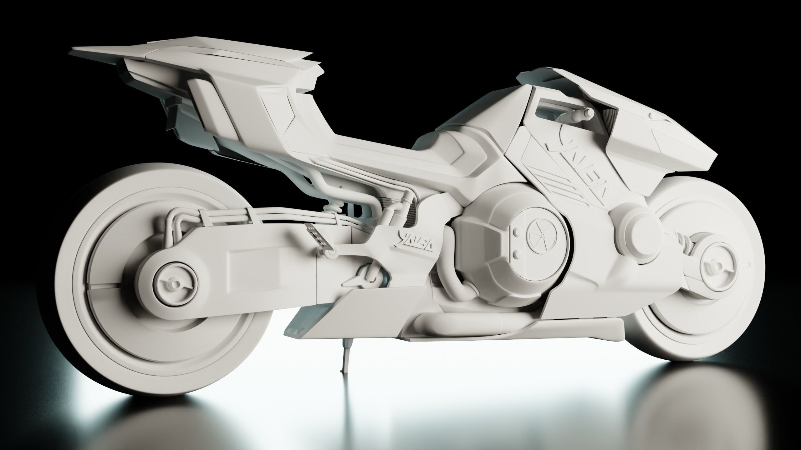  Yaiba Kusanagi CT-3X motorcycle from CYBERPUNK 2077 3D model_7