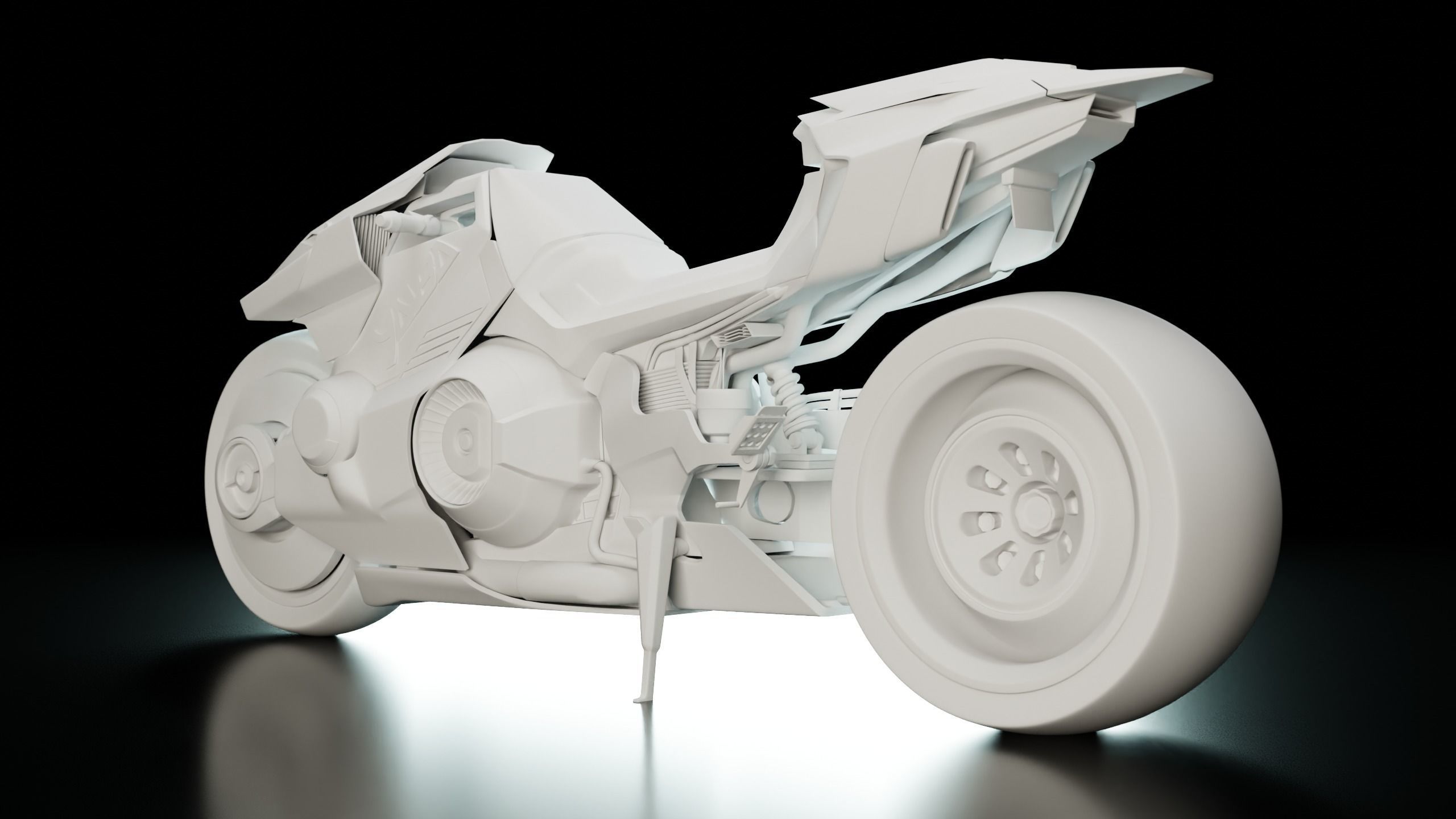  Yaiba Kusanagi CT-3X motorcycle from CYBERPUNK 2077 3D model_26