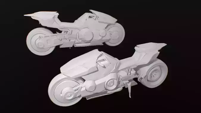  Yaiba Kusanagi CT-3X motorcycle from CYBERPUNK 2077 3D model
