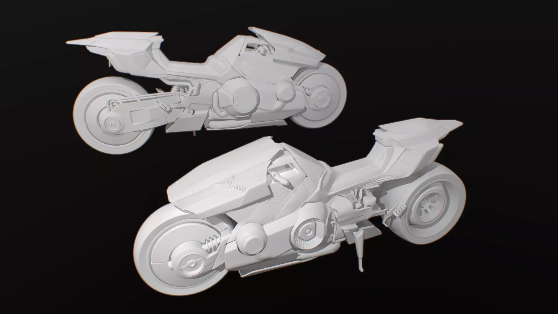  Yaiba Kusanagi CT-3X motorcycle from CYBERPUNK 2077 3D model_0