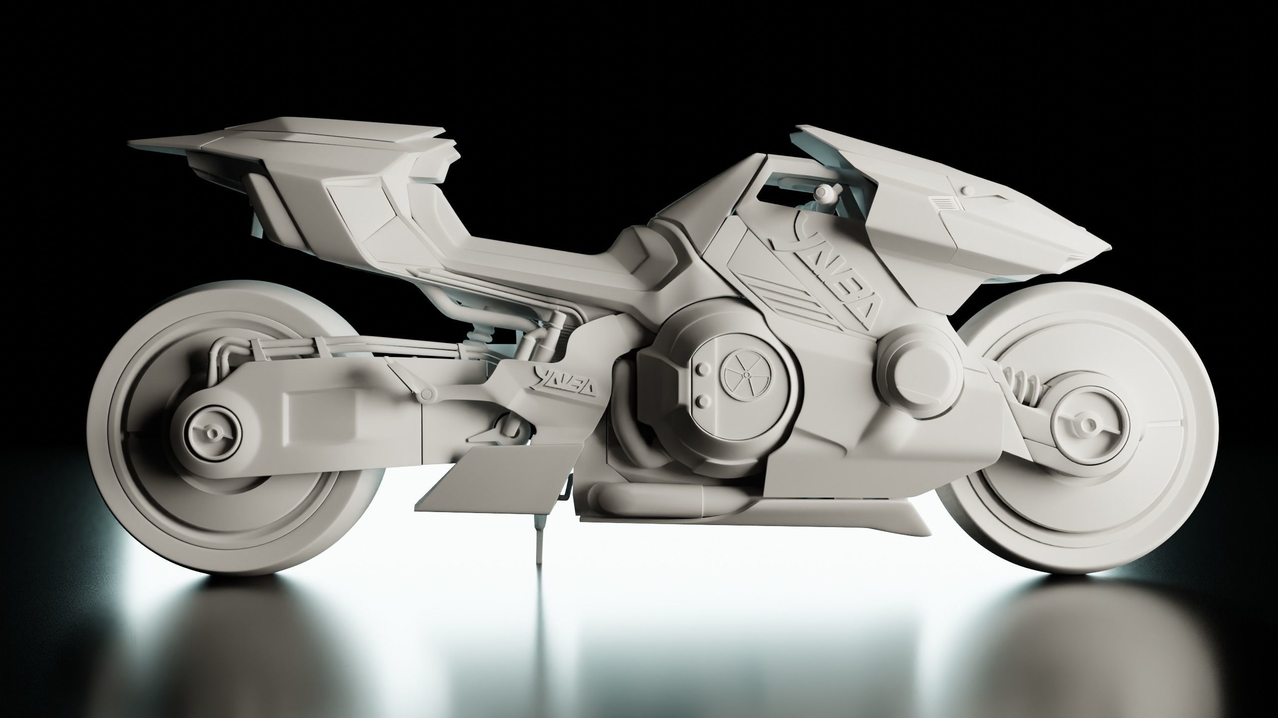  Yaiba Kusanagi CT-3X motorcycle from CYBERPUNK 2077 3D model_13