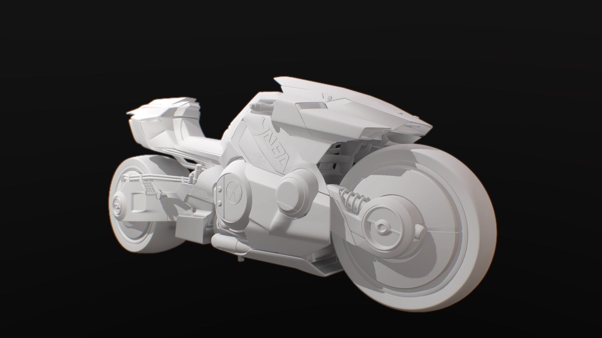  Yaiba Kusanagi CT-3X motorcycle from CYBERPUNK 2077 3D model_12