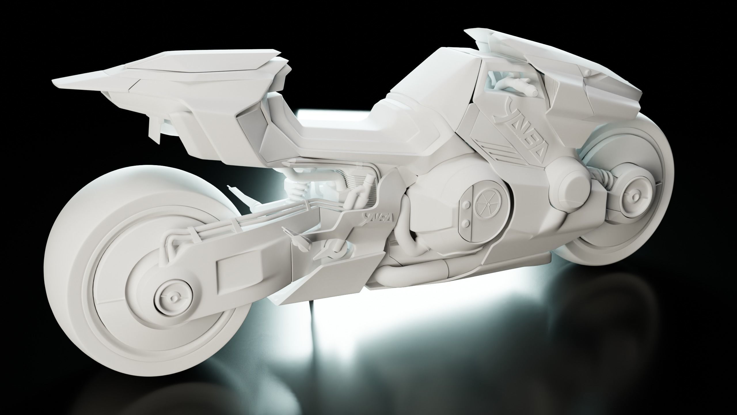  Yaiba Kusanagi CT-3X motorcycle from CYBERPUNK 2077 3D model_25