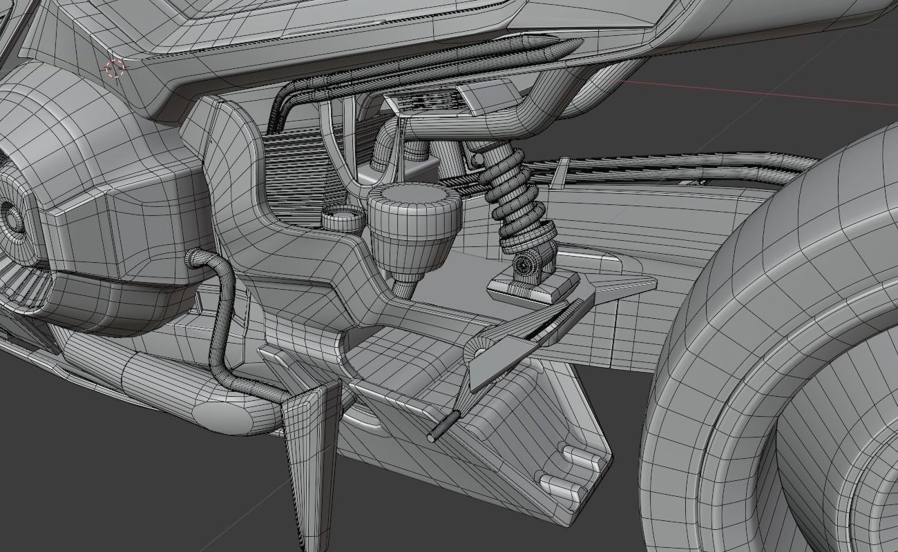  Yaiba Kusanagi CT-3X motorcycle from CYBERPUNK 2077 3D model_18