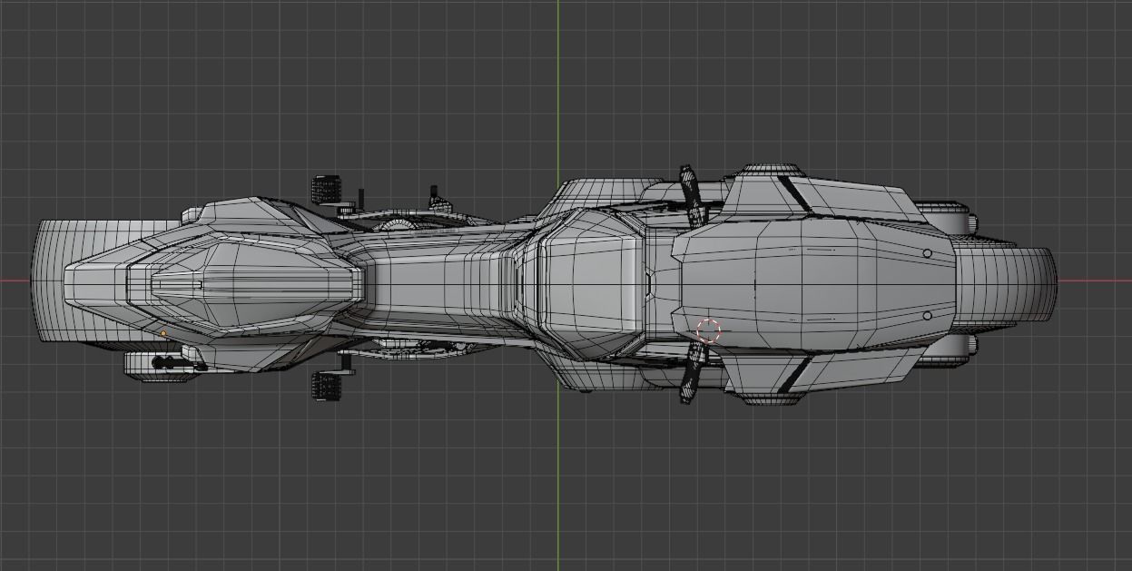  Yaiba Kusanagi CT-3X motorcycle from CYBERPUNK 2077 3D model_21