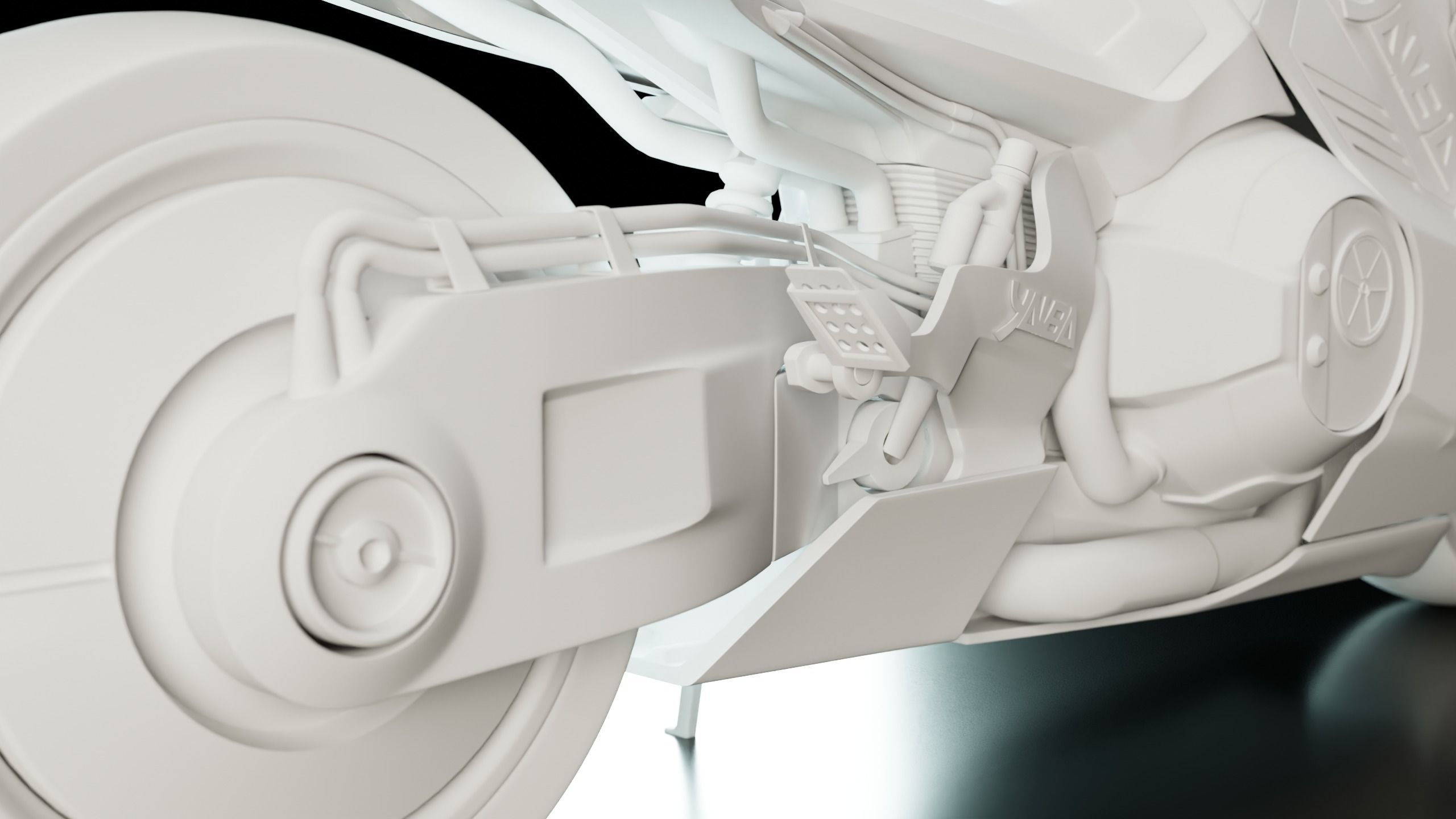  Yaiba Kusanagi CT-3X motorcycle from CYBERPUNK 2077 3D model_8