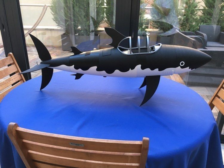 Tintin Submarine 3D print model_4