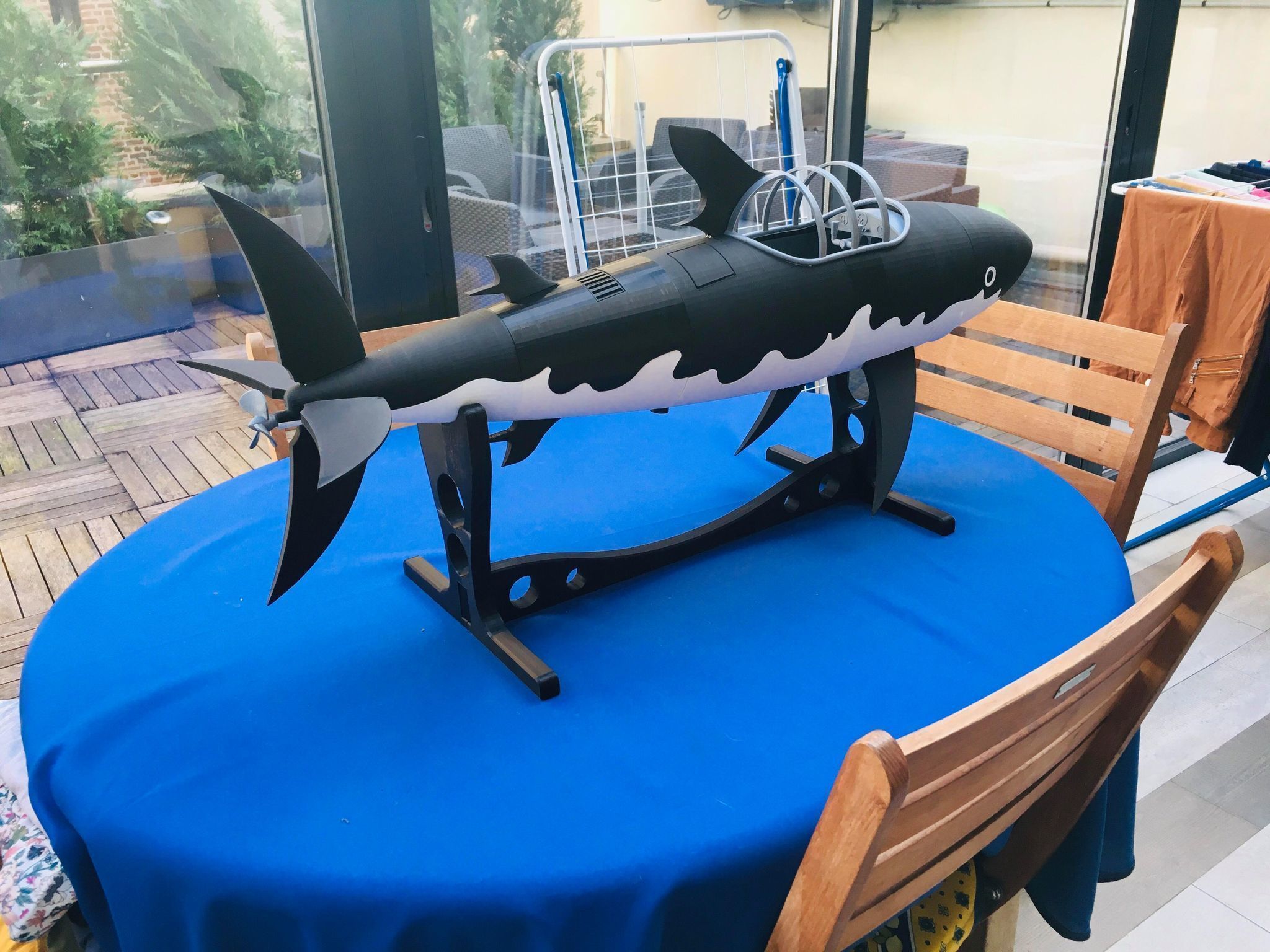 Tintin Submarine 3D print model_2