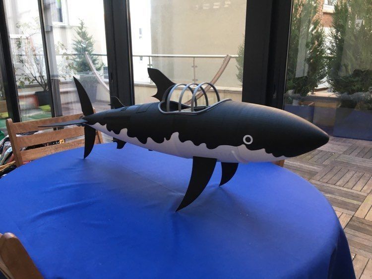 Tintin Submarine 3D print model_5