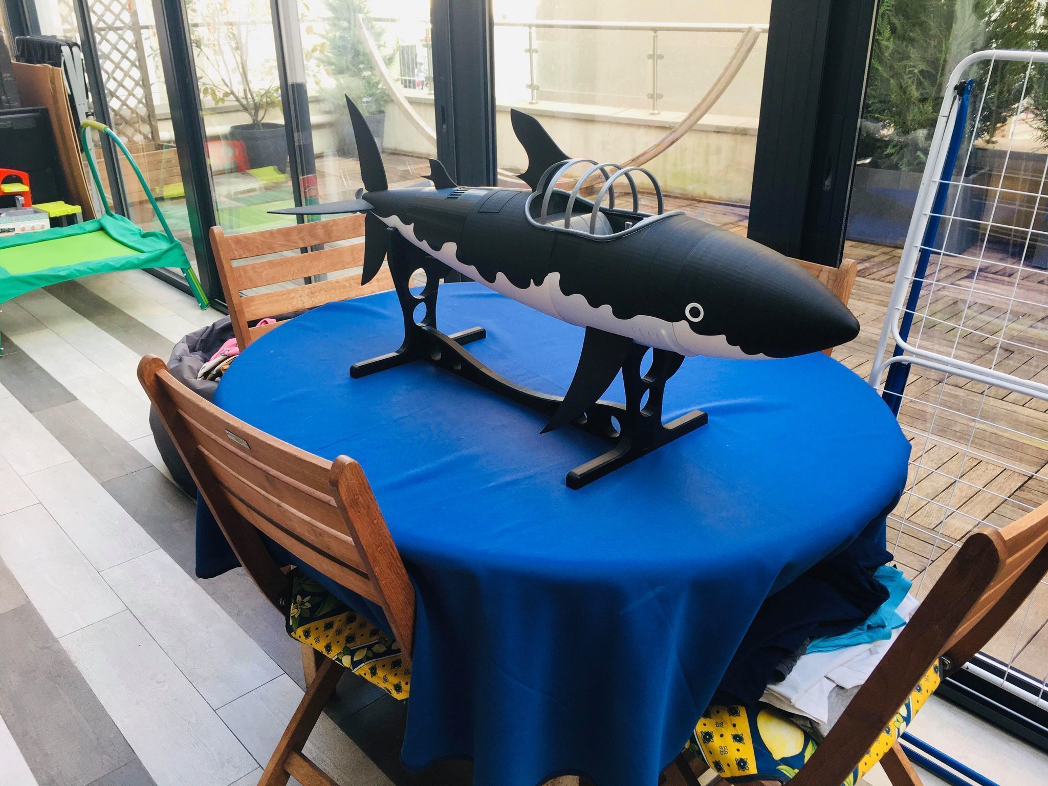 Tintin Submarine 3D print model_1