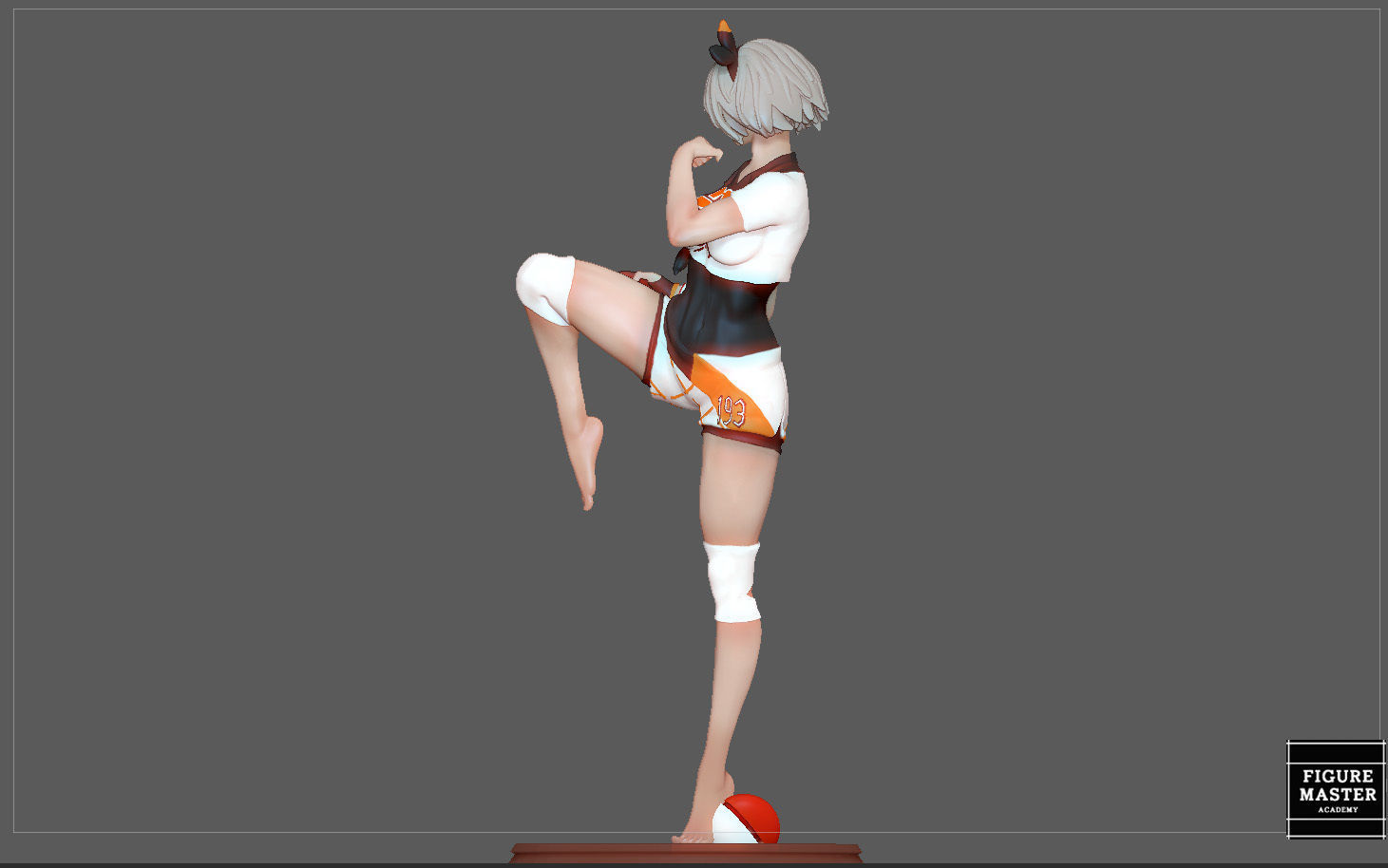 BEA POKEMON TRAINER CUTE GIRL HITMONLEE ANIME CHARACTER 3D print model_13