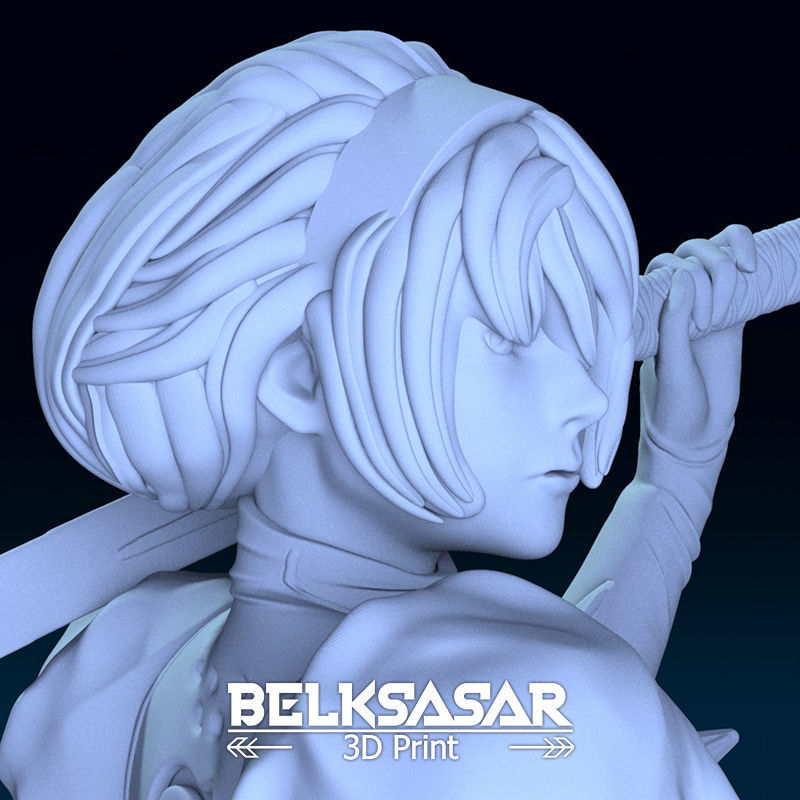 2B Fanart 4 variants 3D print model_37