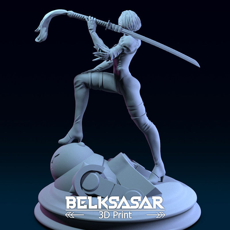 2B Fanart 4 variants 3D print model_27