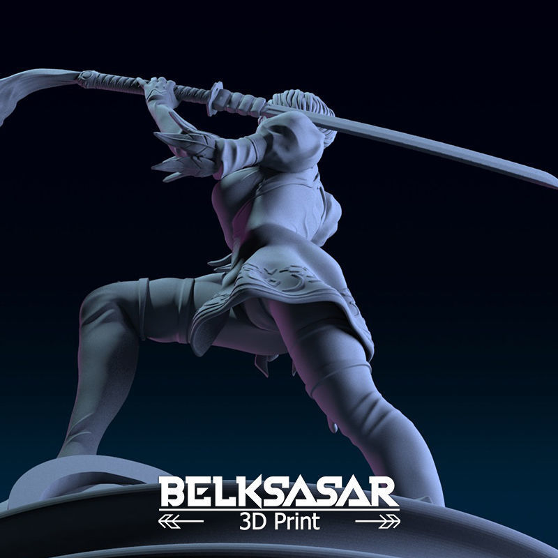 2B Fanart 4 variants 3D print model_20