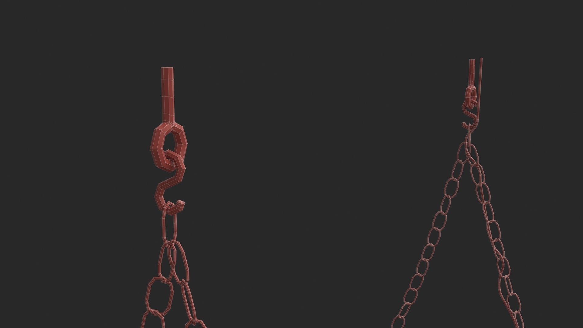 Edison Bulb Lamp Loft Chandelier set 01  3D model_17