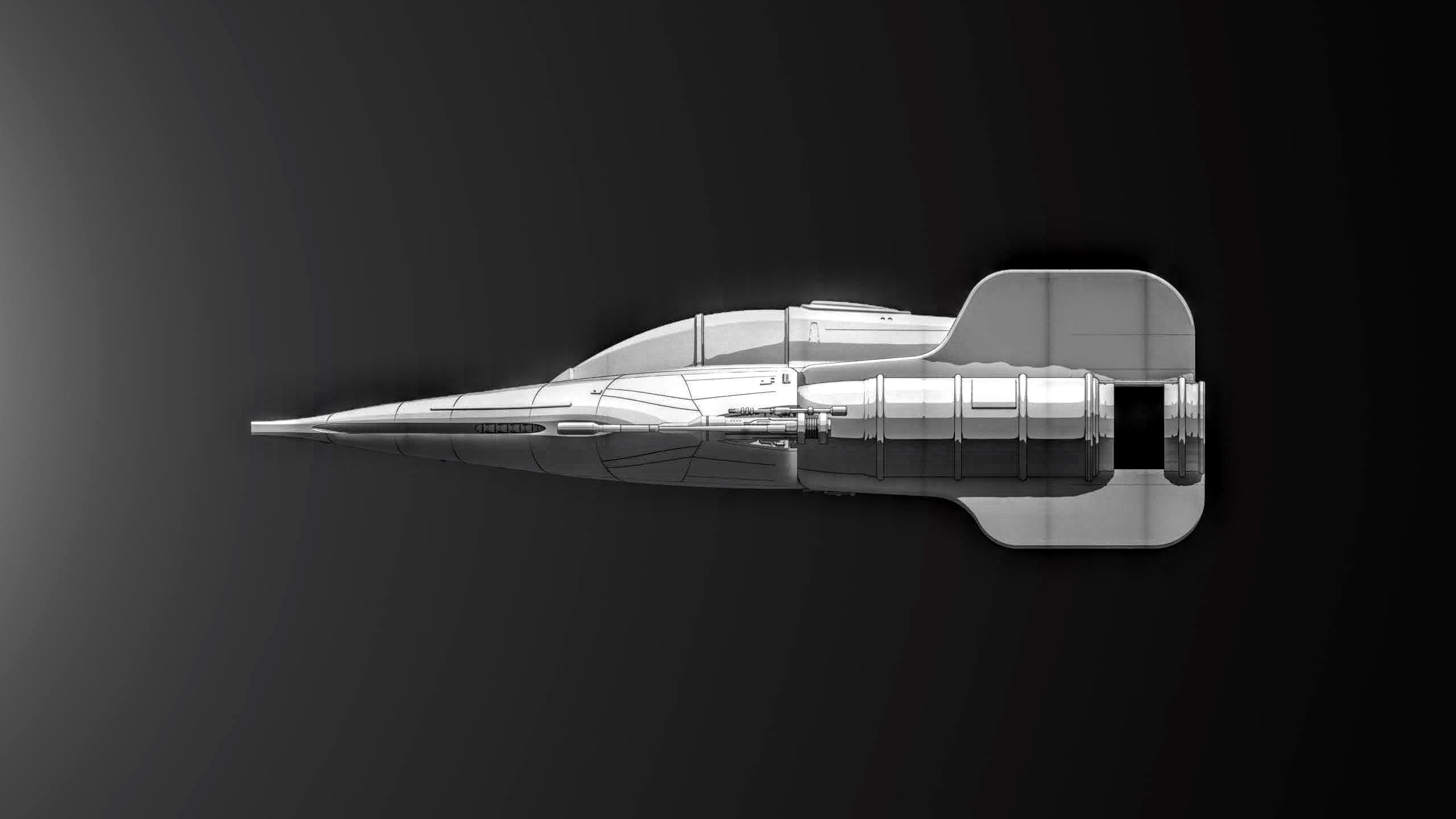 A-wing Starwars 3D print model_3