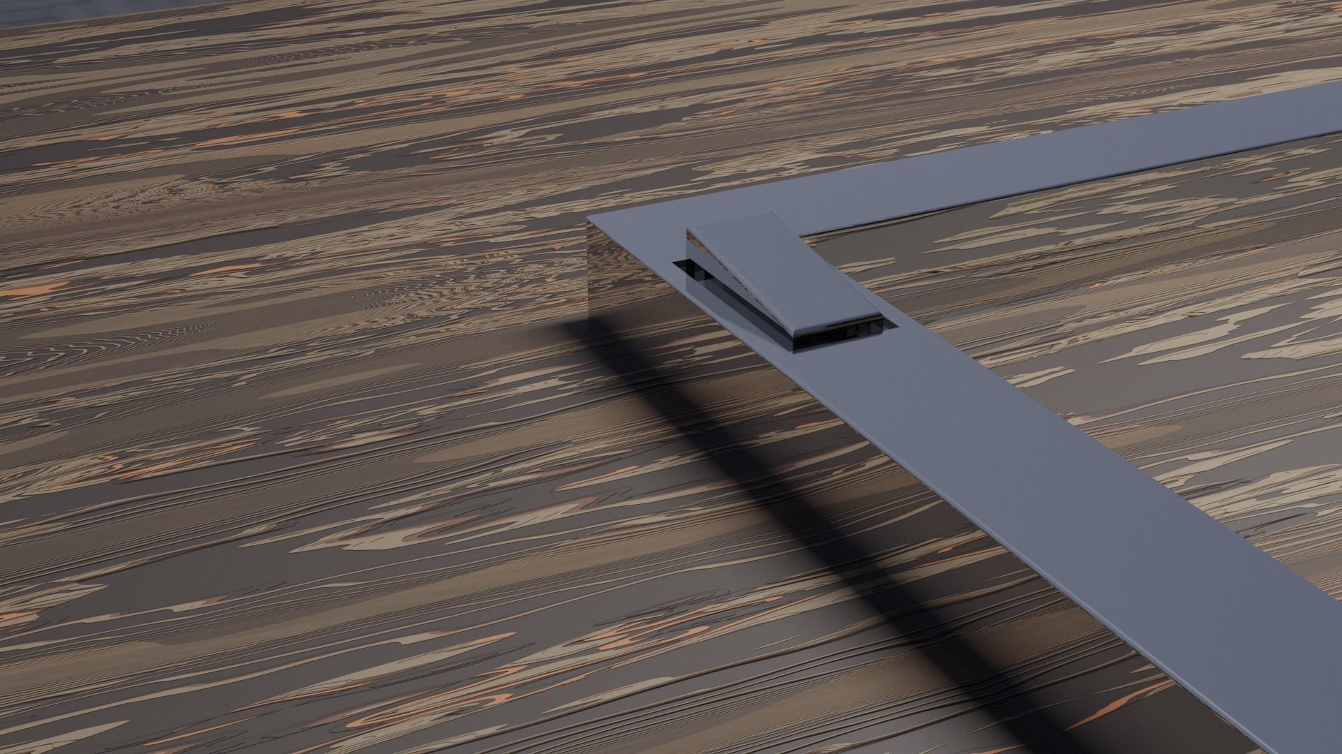 Luxury Bedside lamp Low-poly 3D model_2