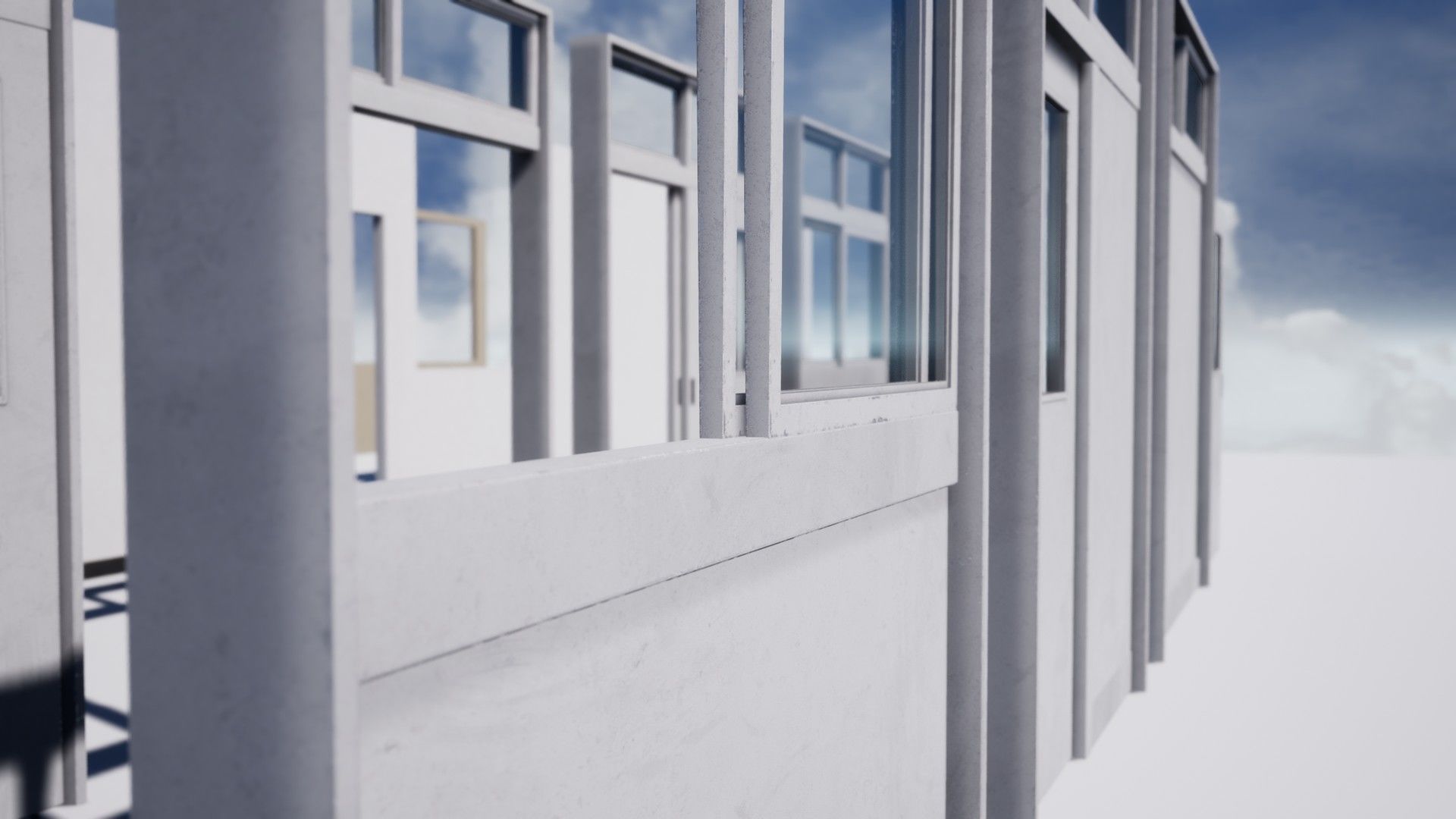 DEPRECATED Modular Japanese School - 36 Assets Pack Low-poly 3D model_11