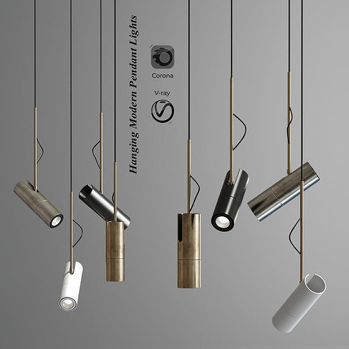 Hanging Modern Pendant Lights 3D model