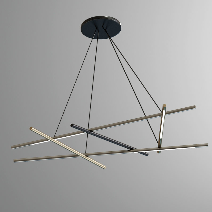 Sattler Palito Mikado Ceiling Light 3D model_3