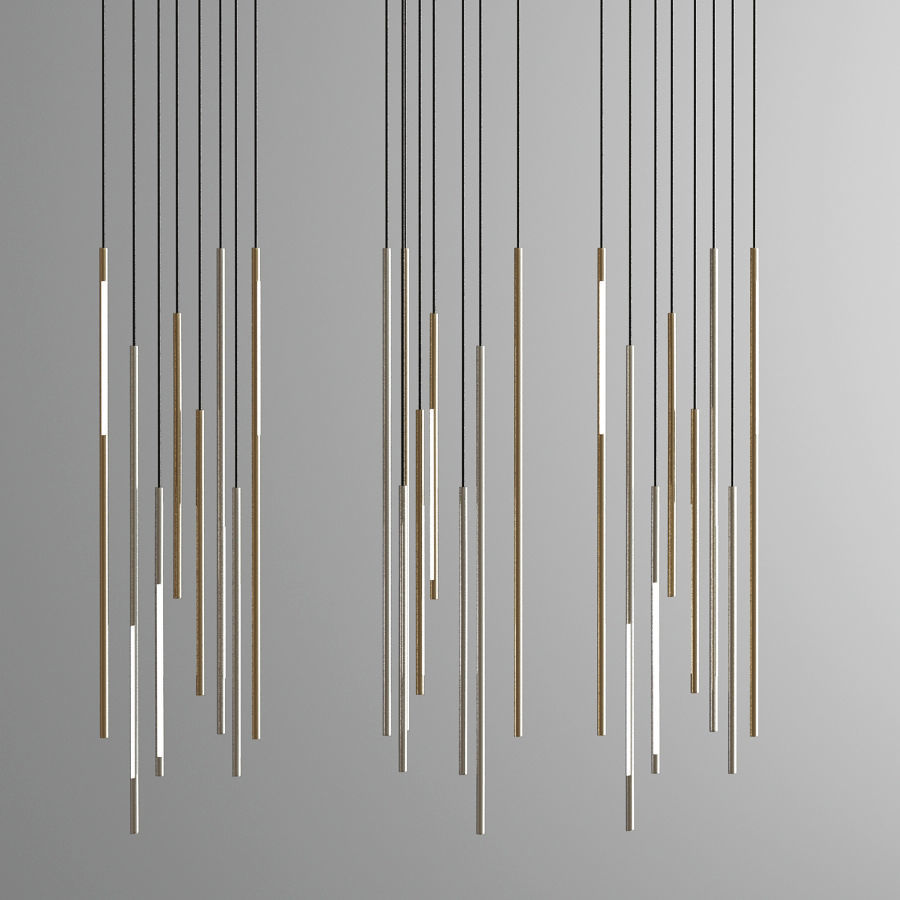 Sattler Palito Mikado Ceiling Light 3D model_2