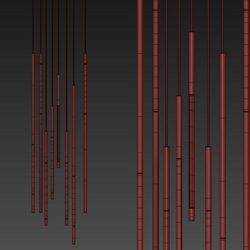 Sattler Palito Mikado Ceiling Light 3D model_4