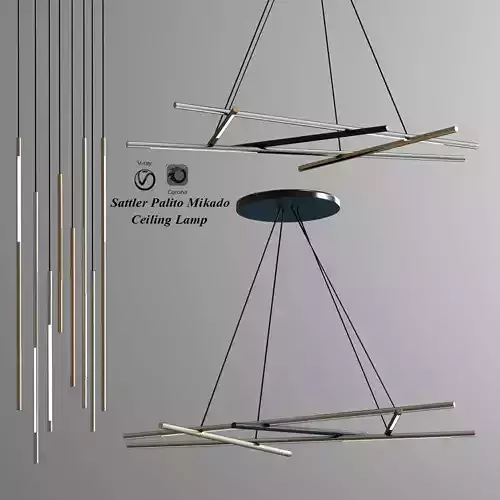 Sattler Palito Mikado Ceiling Light 3D model