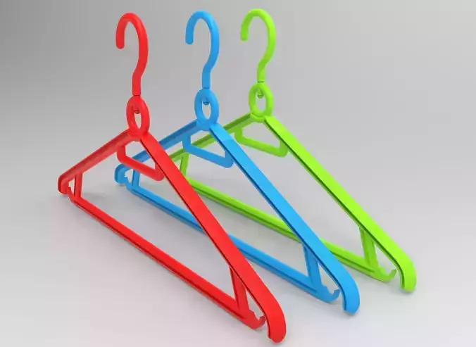plastic clothes hanger