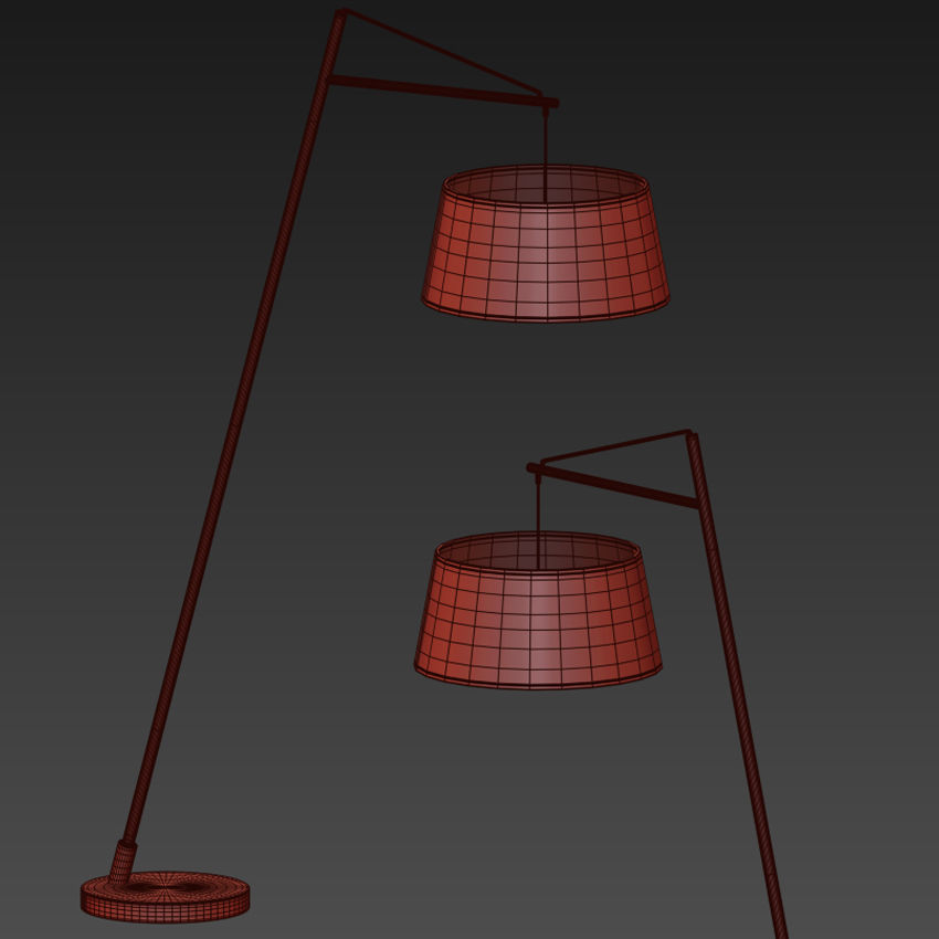 Wrap Floor Lamp 3D model_3