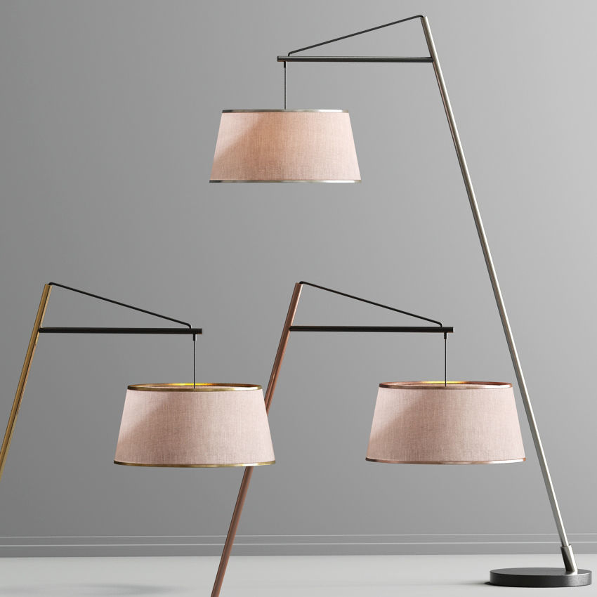 Wrap Floor Lamp 3D model_1