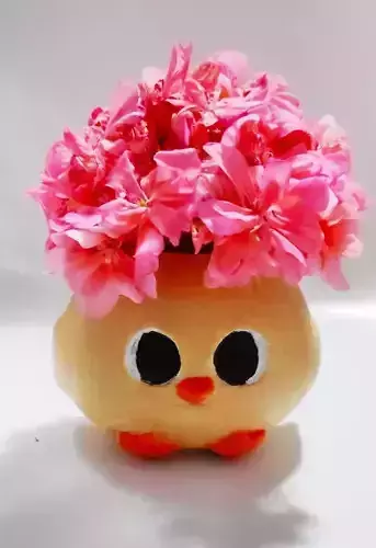 Cute Owl Pot 3D print model