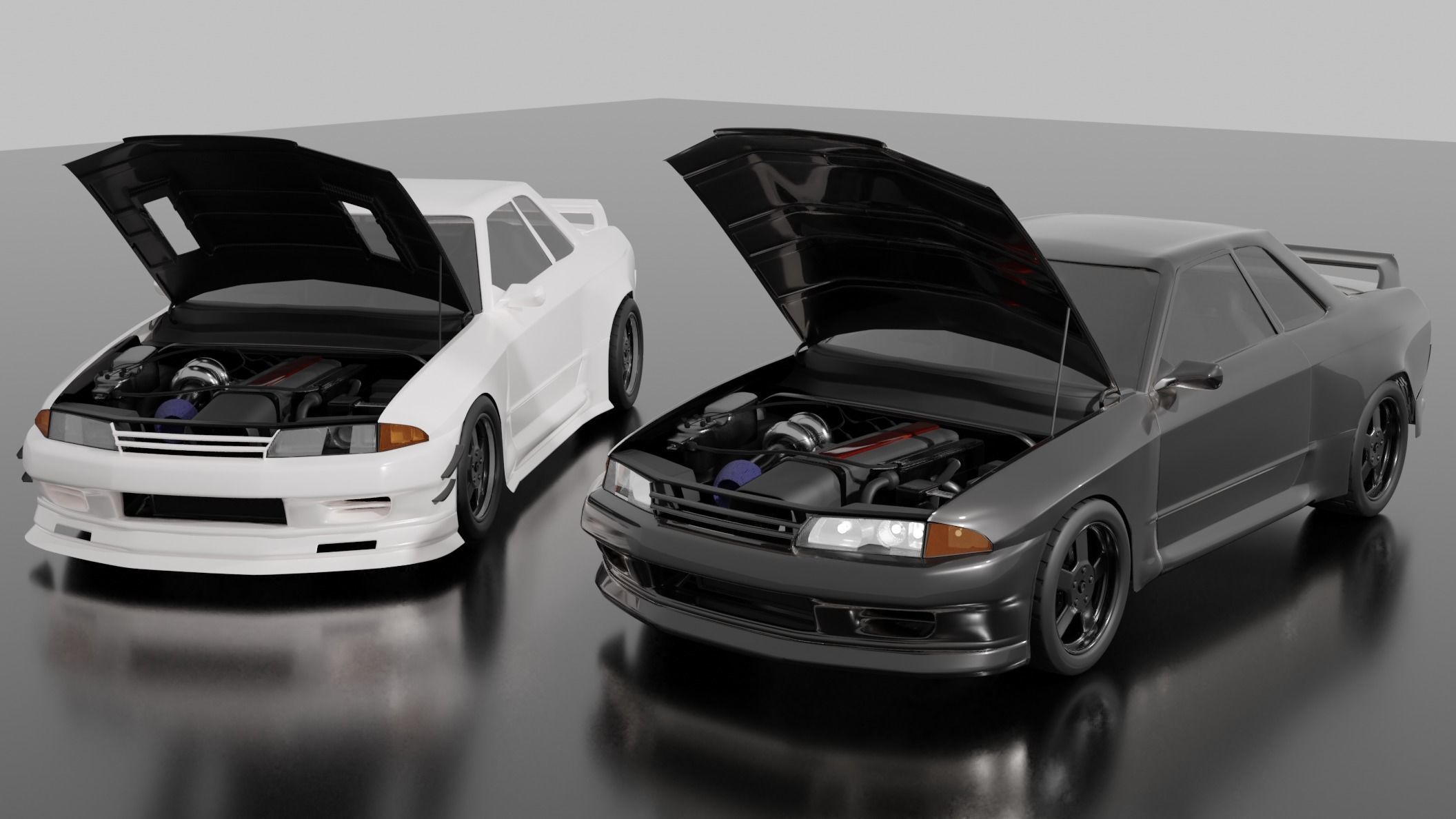 Nissan R32 3D model_2