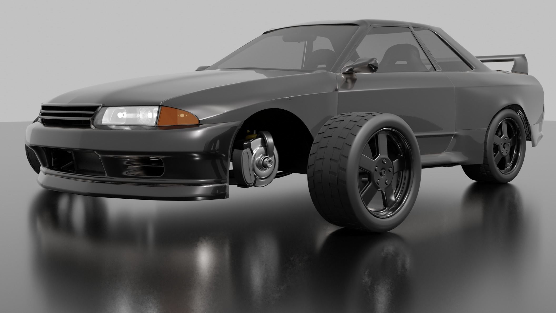 Nissan R32 3D model_5