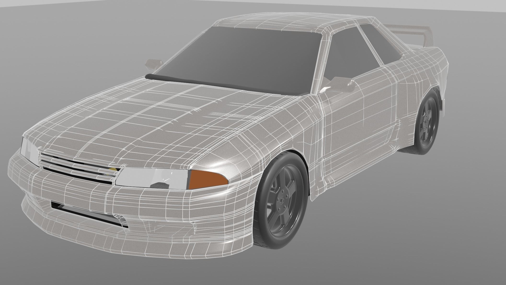 Nissan R32 3D model_12
