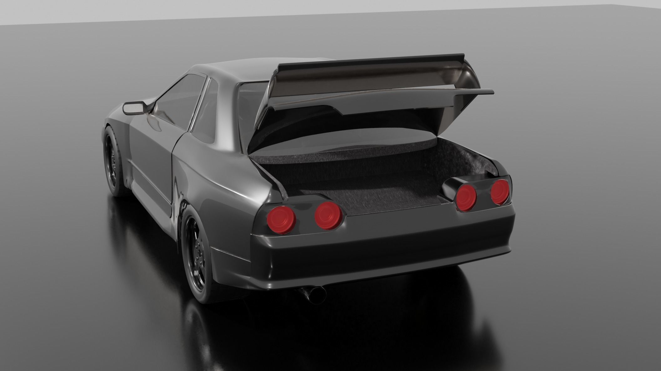 Nissan R32 3D model_6