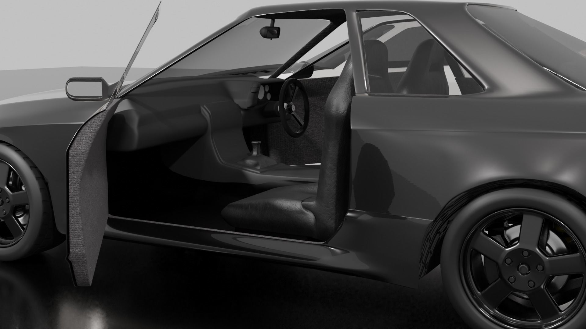 Nissan R32 3D model_3