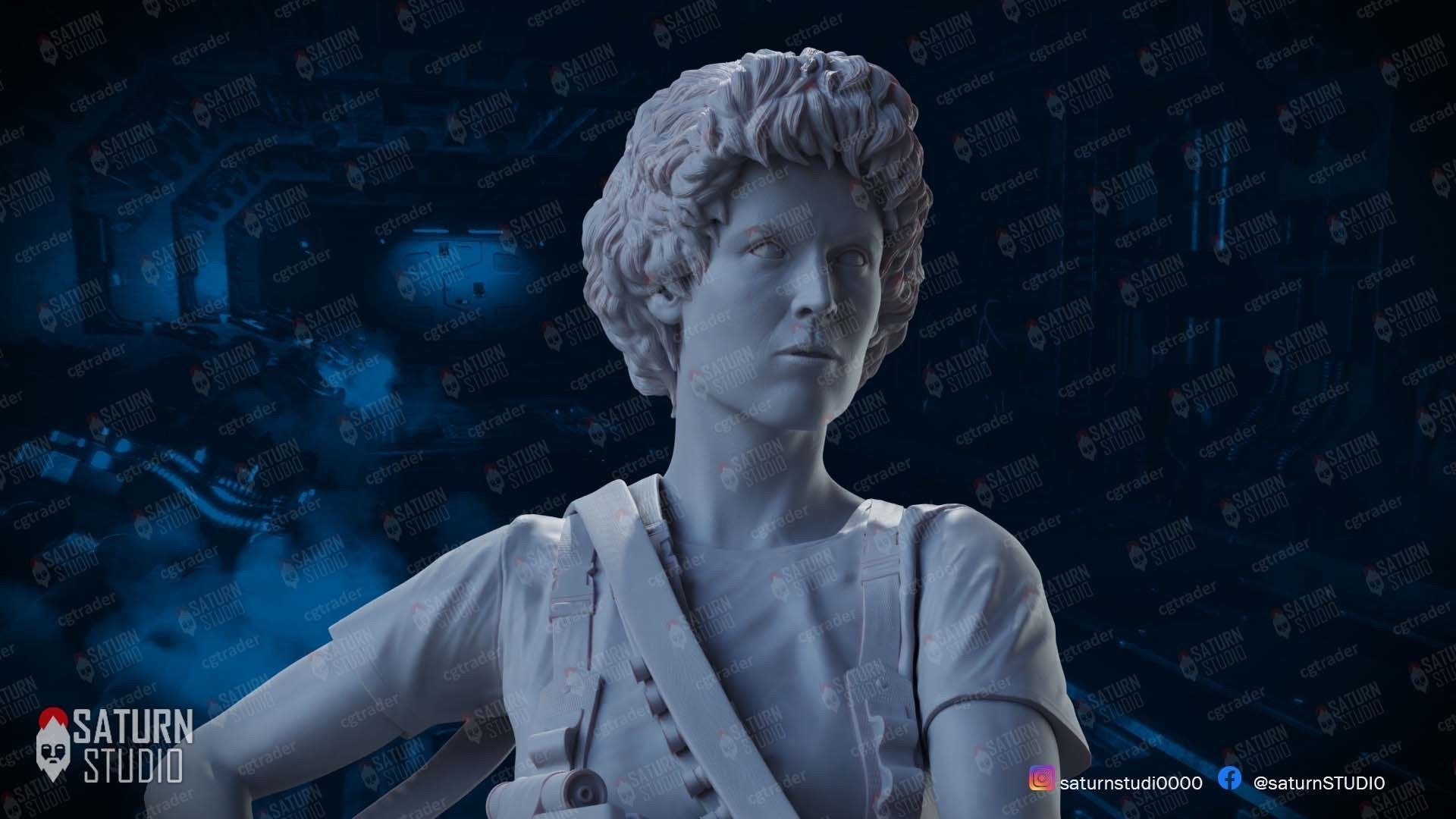 Ripley Aliens 3D print model_8